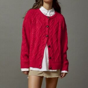 Red Cardigan (new condition)